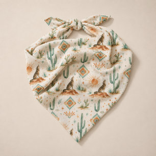 Desert Coyote Southwest Pet Style Bandana