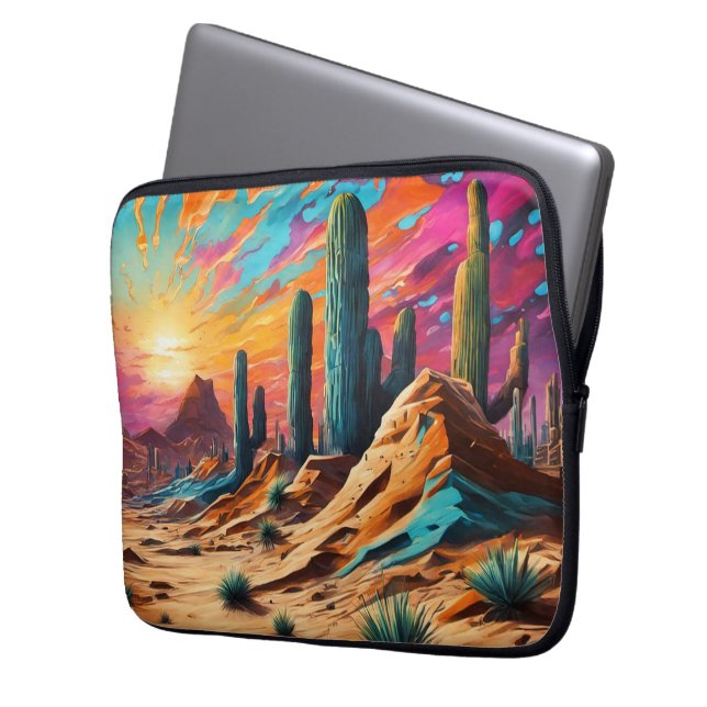 Desert Dawn Laptop Sleeve (Front Left)