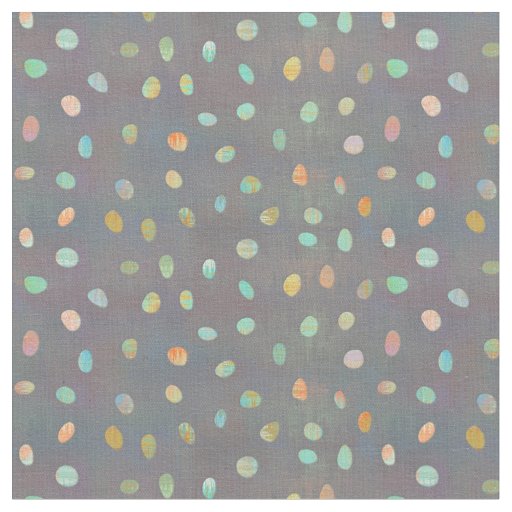 Desert Dots - Muted Nuggets - Grey Fabric