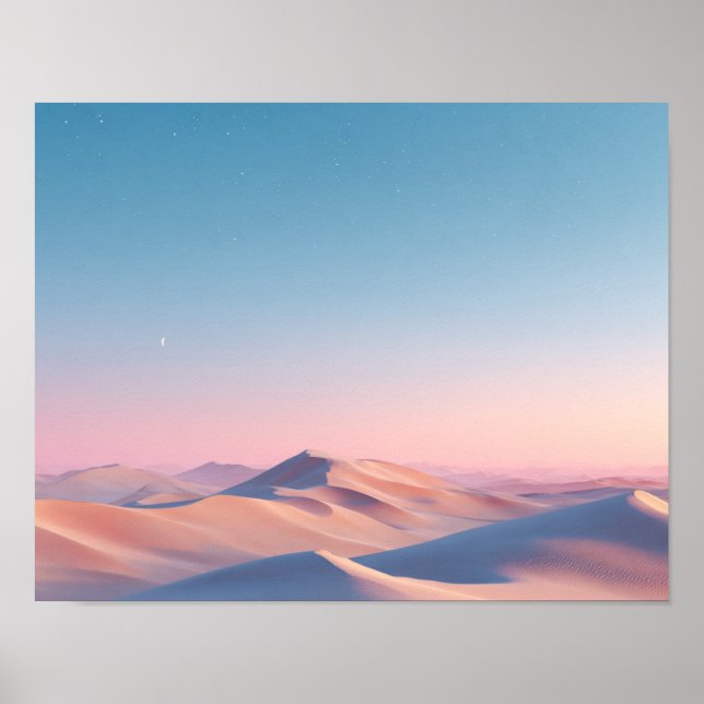 Desert Dream at Twilight Poster (Front)