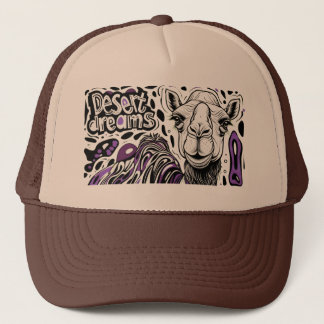 Desert Dreams Camel Trucker Hat – Artistic Desert