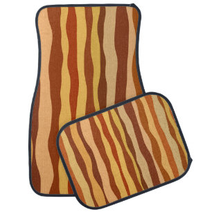 Desert Dreams Gold Burnt Orange Sienna Car Floor Mat