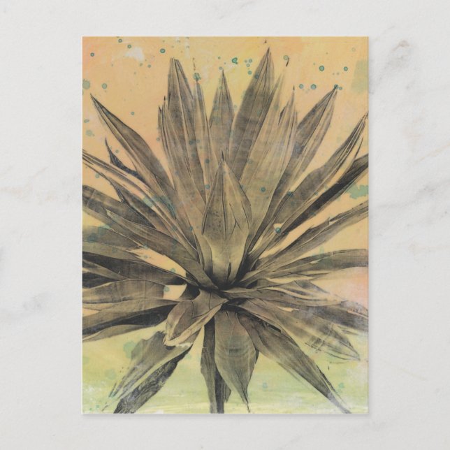 Desert Dreams | Green Plant Postcard (Front)