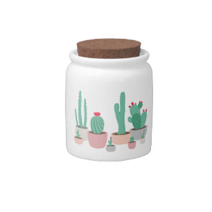 Desert Dreams Potted Cacti Candy Jar