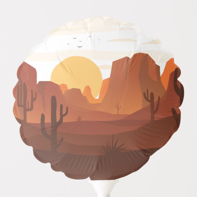Desert Dune design Balloon (Front)