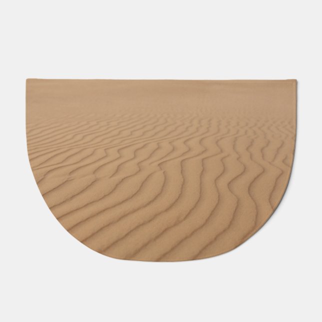 Desert Dunes: Sandy Wave Texture. Doormat (Front)
