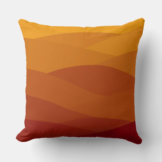Desert Dunes Throw Pillow (Front)
