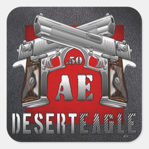 Desert Eagle 50 AE Square Sticker
