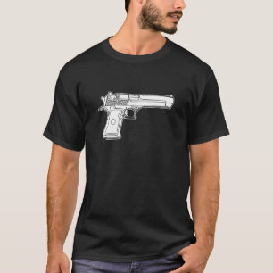 desert eagle 50 graphic gun firearm t-shirt High