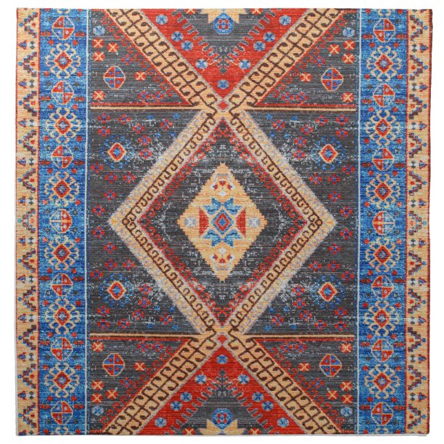 Desert Echoes: Southwestern Boho Heritage Cloth Napkin (Front)