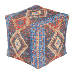 Desert Echoes: Southwestern Boho Heritage Pouf