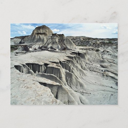 Desert erosion formation Dinosaur Provincial Park Postcard