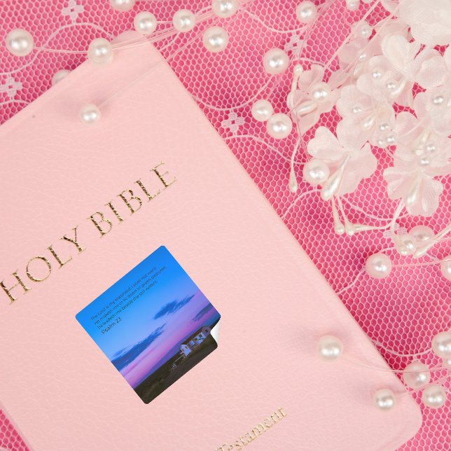 Desert Faith Collection – Psalm 23:1-2 Sticker (Creator Uploaded)