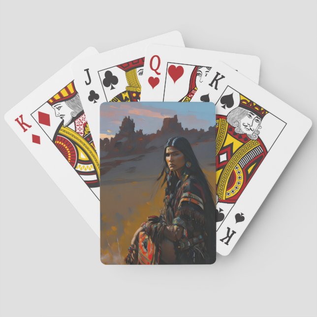 Desert Fall Poker Cards (Back)