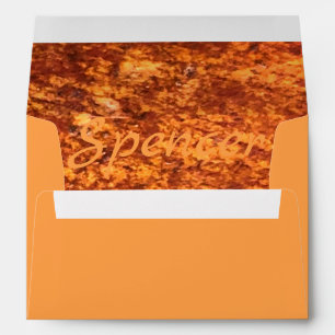 Desert Flame Camo Orange Envelope