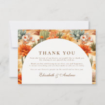 Desert Floral Arch Wedding