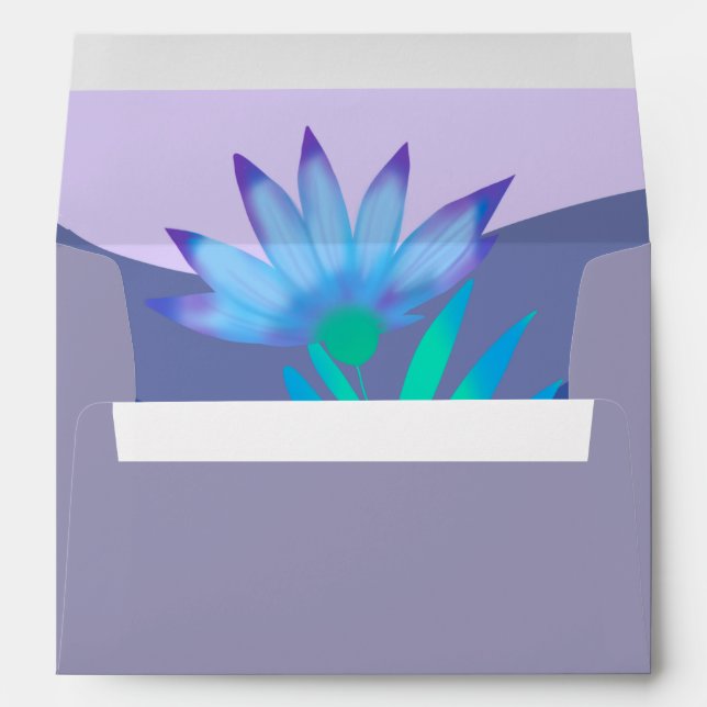 Desert flowers  envelope (Back (Bottom))
