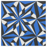 Desert Flowers in Blue Fabric