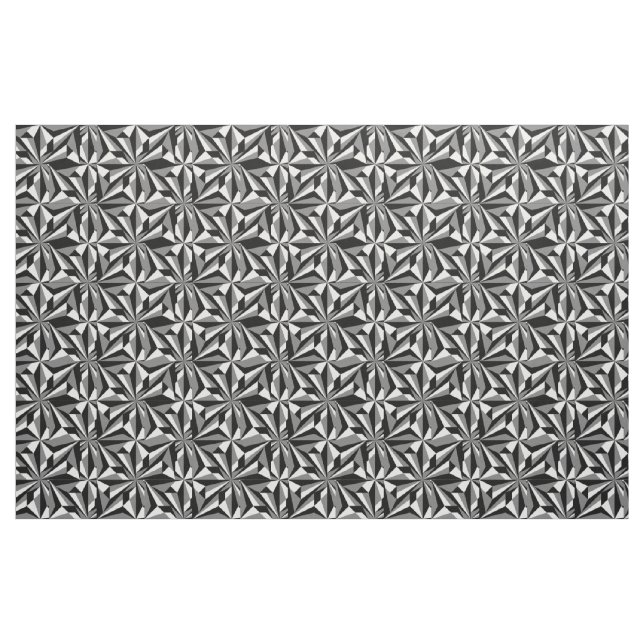 Desert Flowers in Gray Fabric (Fat Quarter)
