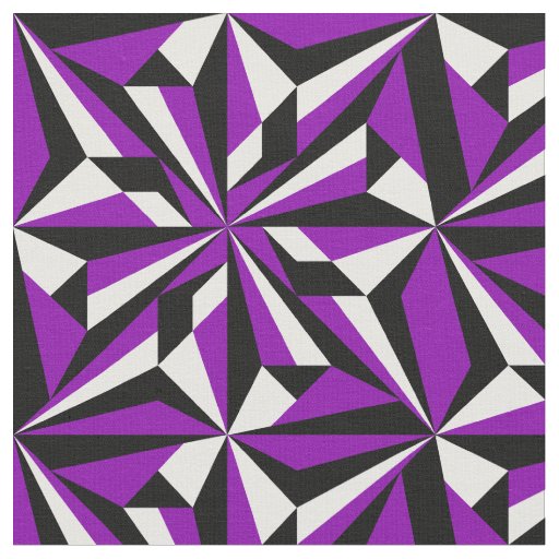 Desert Flowers in Purple Fabric