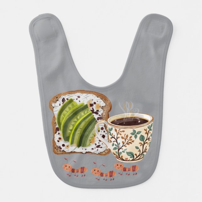 Desert for Delicious for baby Baby Bib (Front)