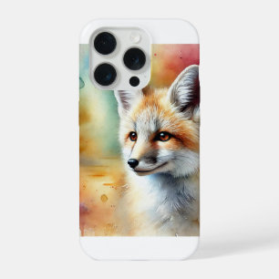 Desert Fox Serenity 220824AREF113 - Watercolor iPhone 15 Pro Case