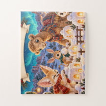 Desert Friends' First Snow Puzzle