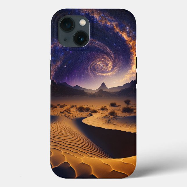 Desert Galaxy Surreal Landscape Art Case-Mate iPhone Case (Back)