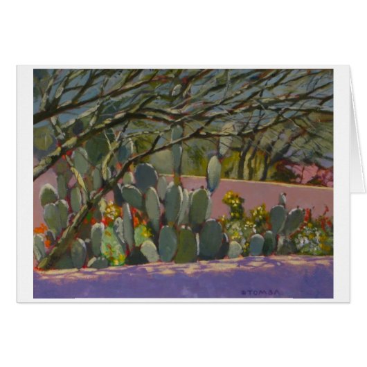 Desert Garden Cacti Cards (Front Horizontal)