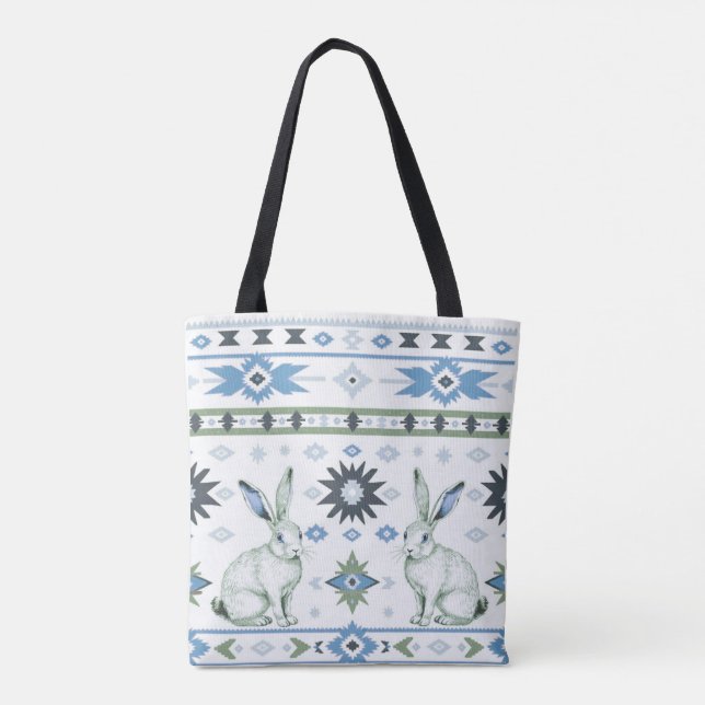 Desert Hares Tote Bag (Back)