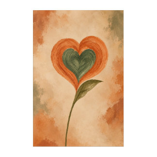 Desert Heart Botanical Wall Art