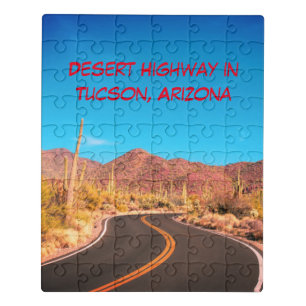 Desert Highway in Tucson, Arizona Jigsaw Puzzle