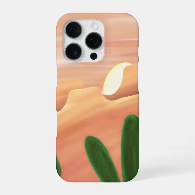 Desert Horizon – iPhone 16 Pro Case (Back)