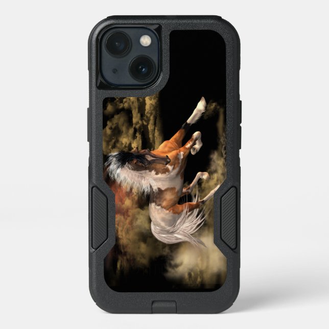 Desert Horse Commuter Series Case, Customize! Otterbox iPhone Case (Back)