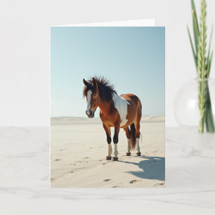 Desert Horse Fathers Day Card