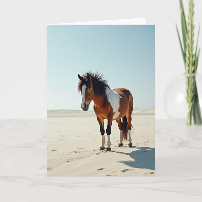 Desert Horse Fathers Day Card (Front)