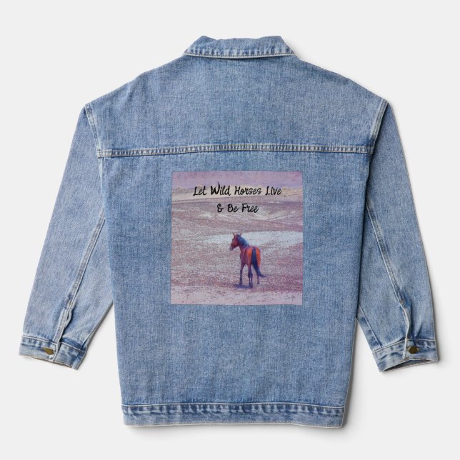 Desert Horse P8640 Denim Jacket (Back)