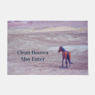 Desert Horse P8640 Doormat