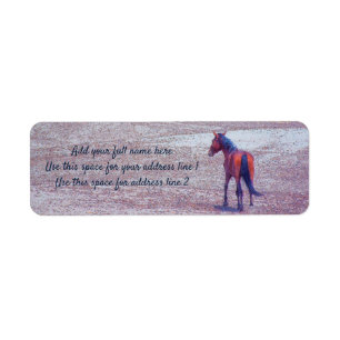 Desert Horse P8640 Label