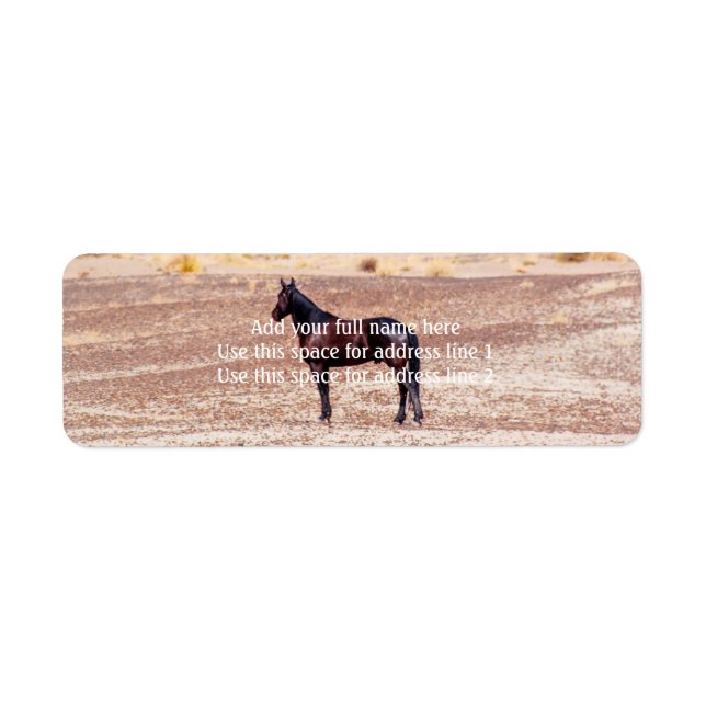 Desert Horse P8664 Label (Front)