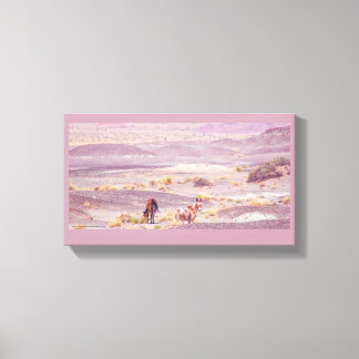 Desert Horses P8639 Canvas Print