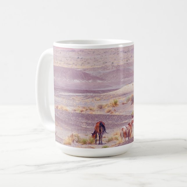 Desert Horses P8639 Coffee Mug (Front Left)