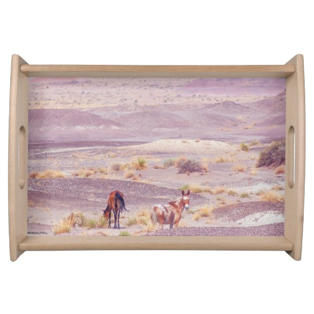 Desert Horses P8639 Serving Tray (Front)