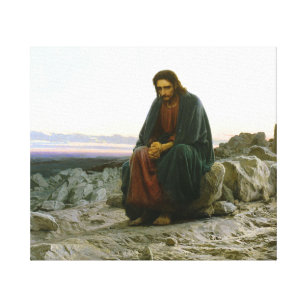 Desert, Jesu Chisti Canvas Print