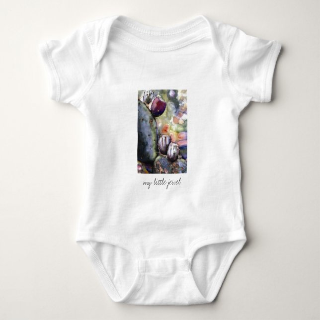 Desert Jewel, my little jewel Baby Bodysuit (Front)