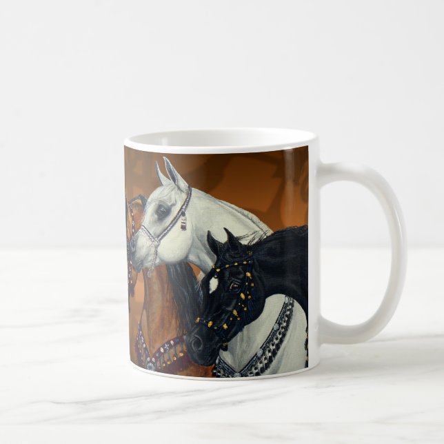Desert Kings Arabian horses mug (Right)