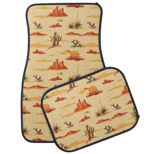 Desert Landscape Arizona Pattern Car Floor Mat