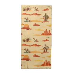 Desert Landscape Arizona Pattern Cloth Napkin