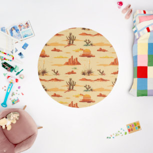 Desert Landscape Arizona Pattern Outdoor Rug