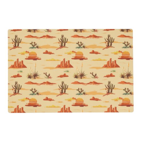 Desert Landscape Arizona Pattern Placemat